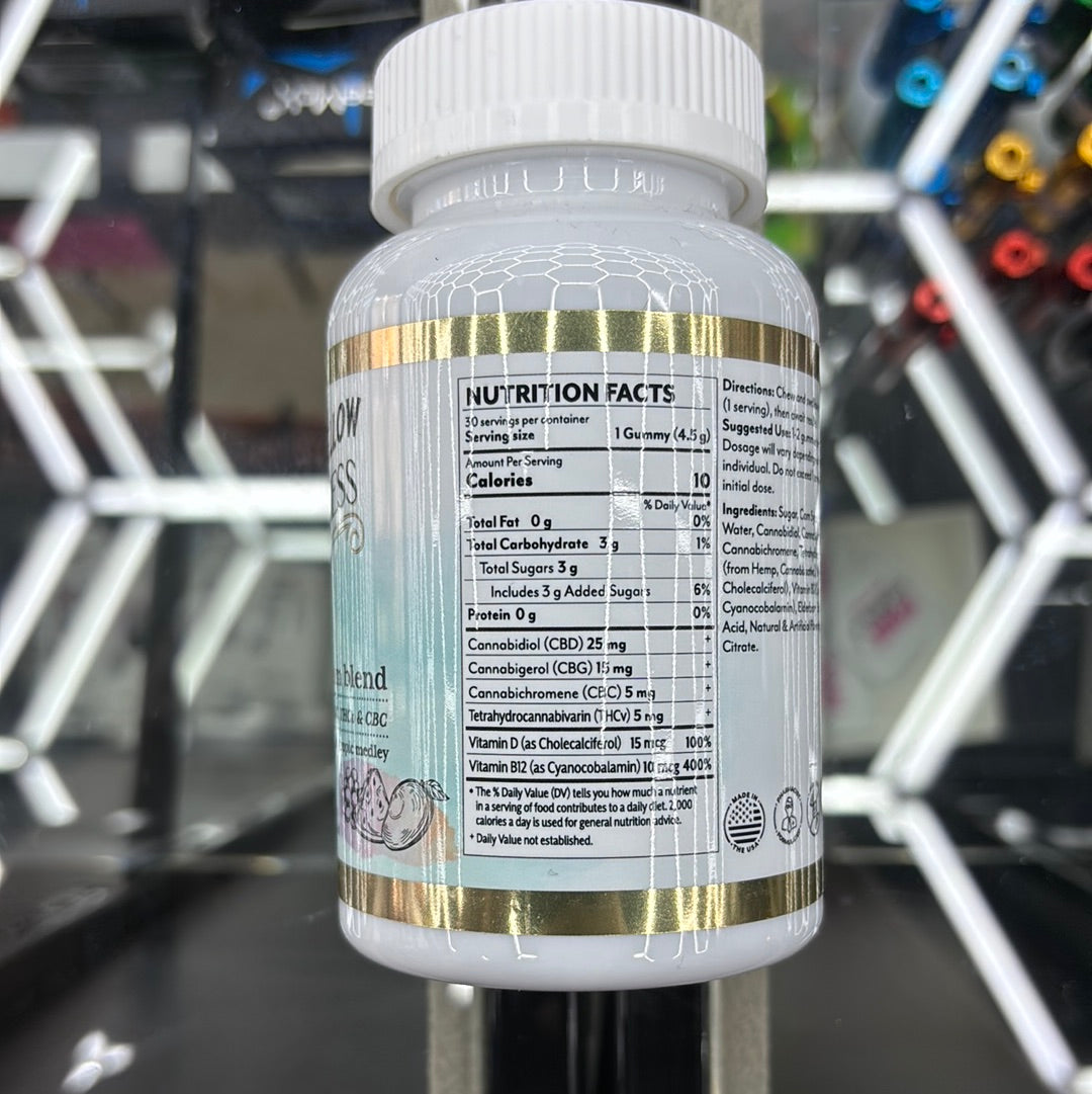 Mellow fellow wellness, the momentum blend CBD 1500 MG, 30 gummy’s tropic medley