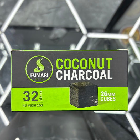Fumari coconut charcoal, 32 pieces