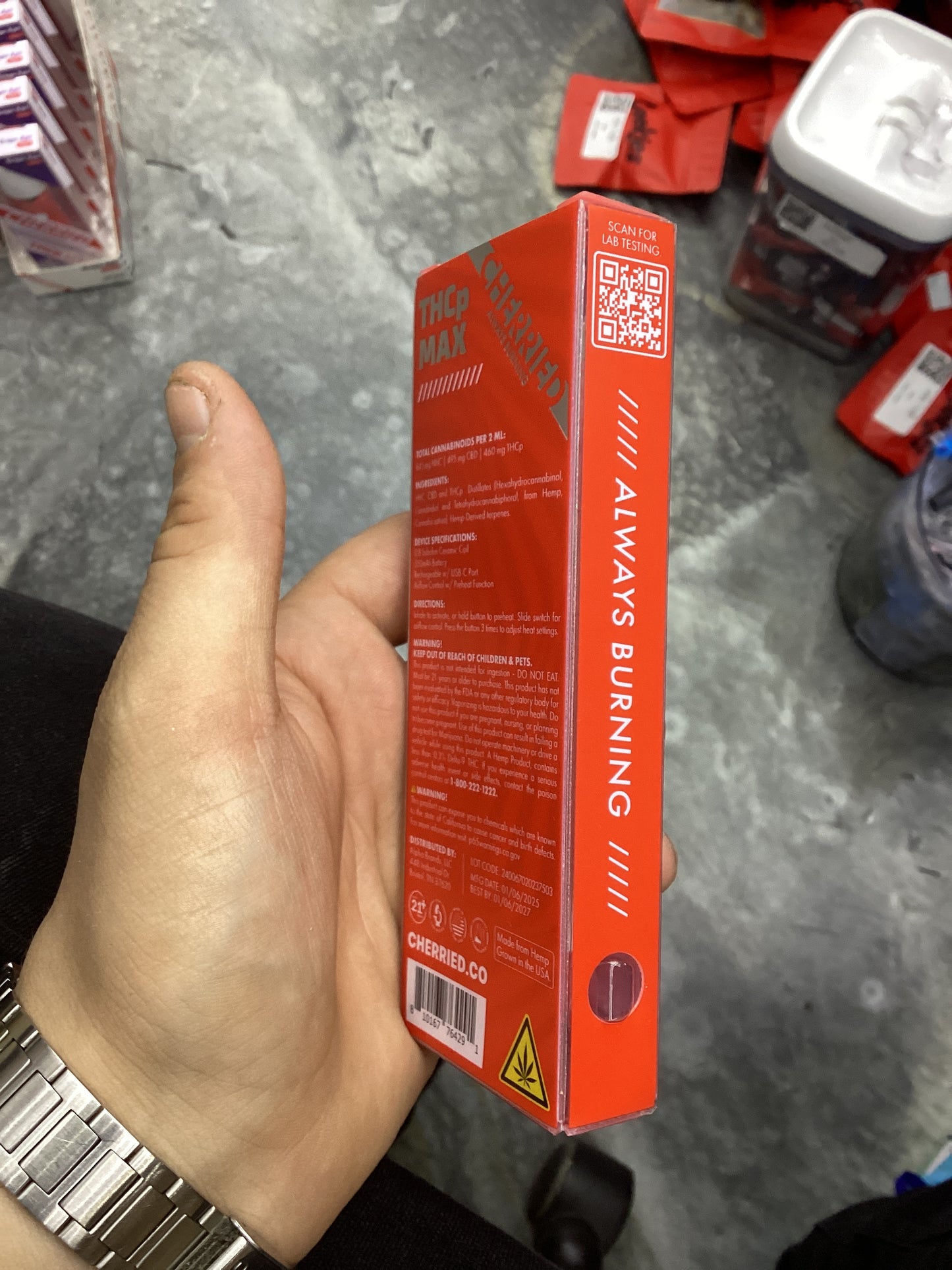 Cherried thcp max 2g dispo love potion sativa