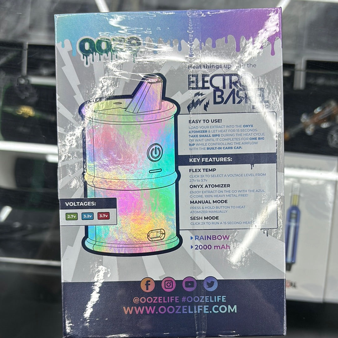 Ooze Electro Barrel E-Rig – C-Core 2000 MAh -rainbow