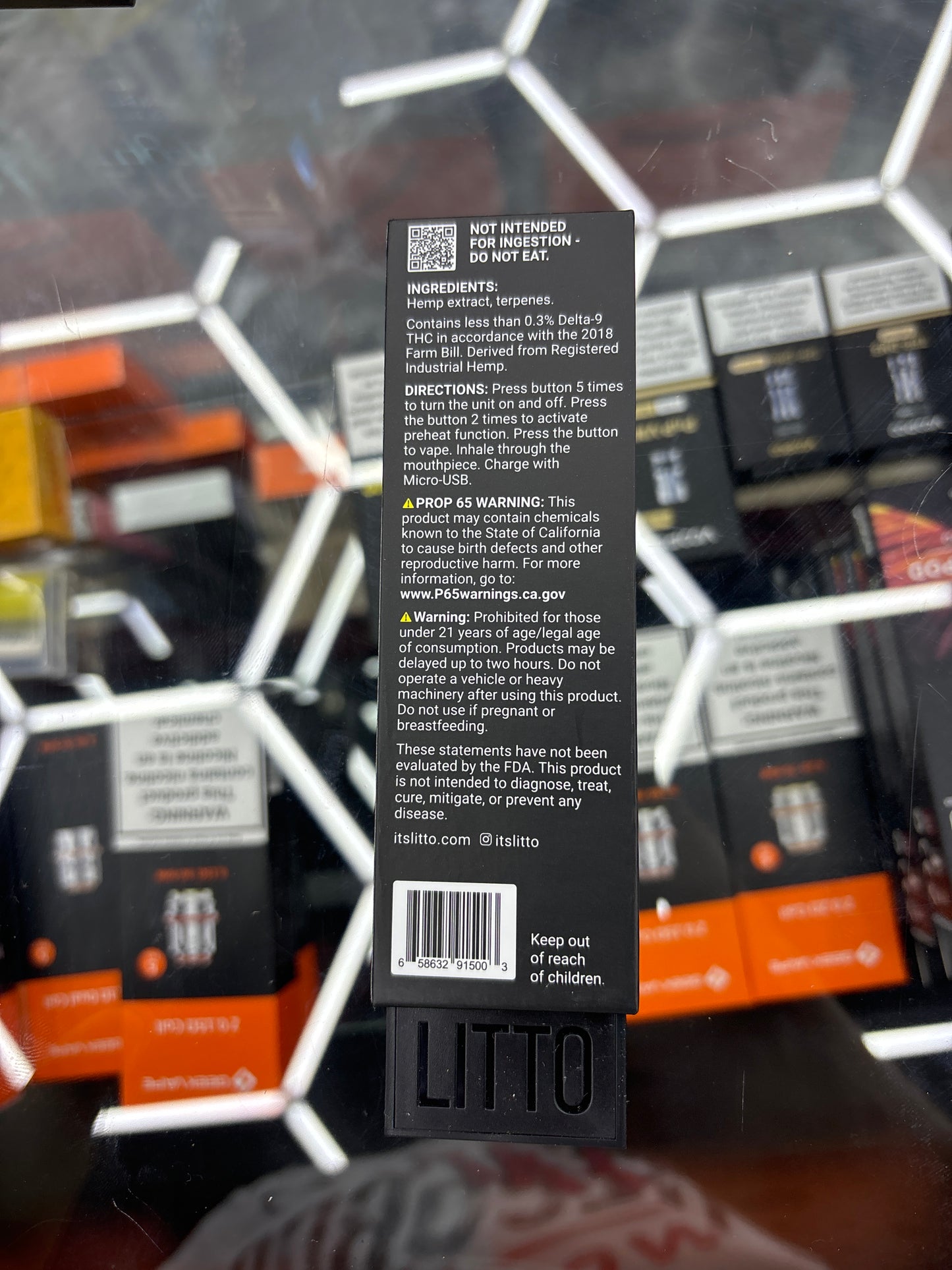 Lotto ktfo thca strawberry diesel, hybrid 2g disposable