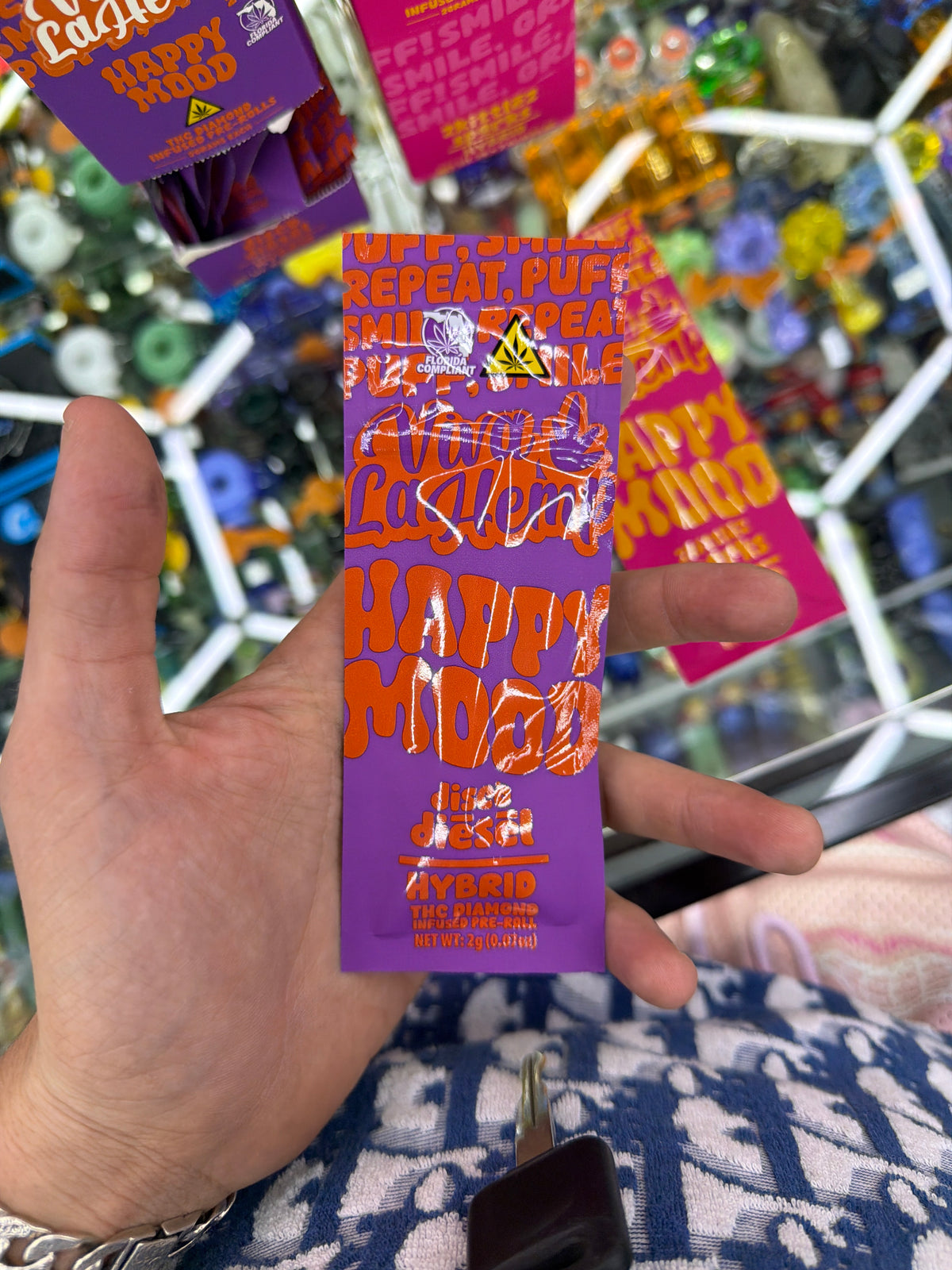 Viva La Hemp Happy Mood 2g Hybrid preroll Disco Diesel