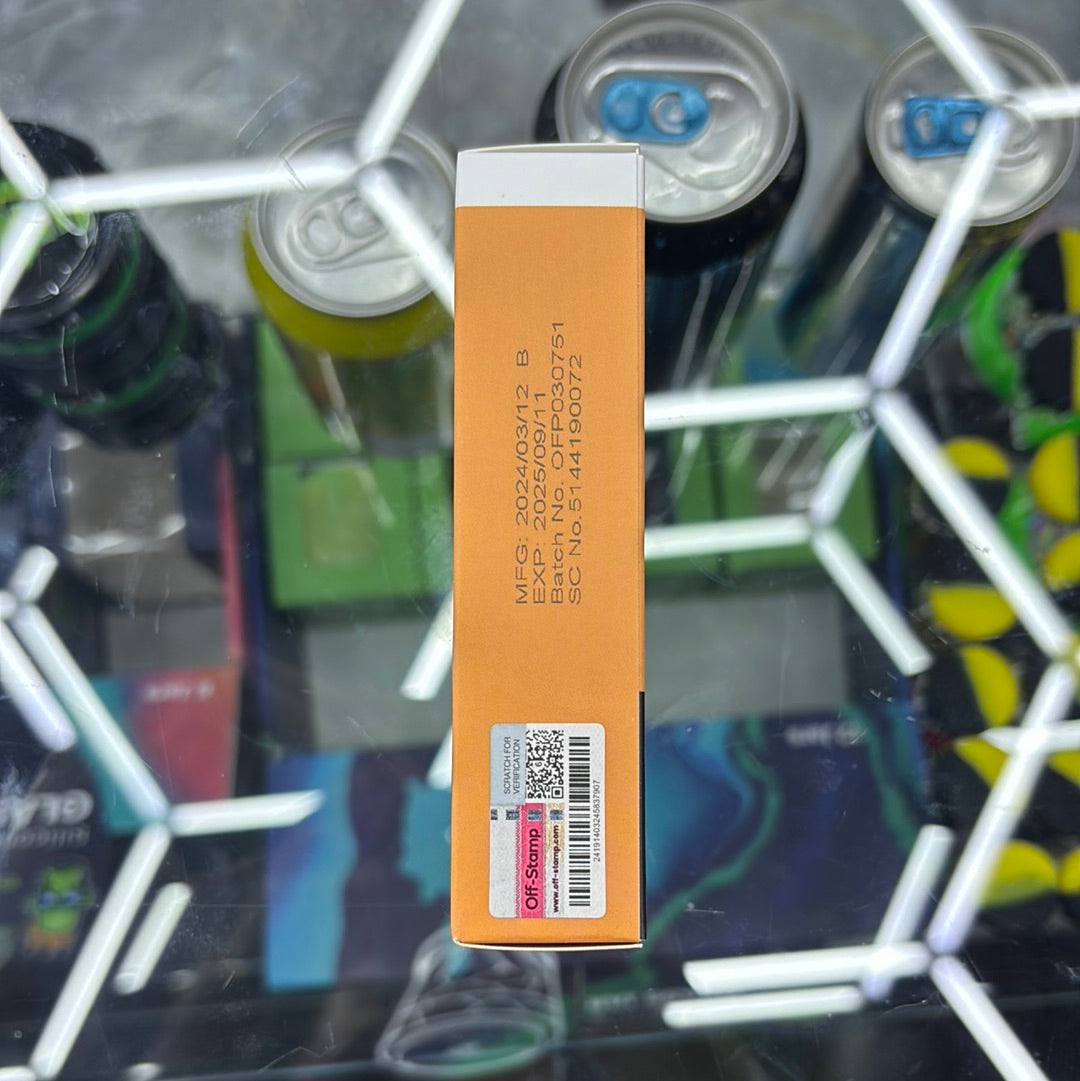 Off stamp pod juicy peach