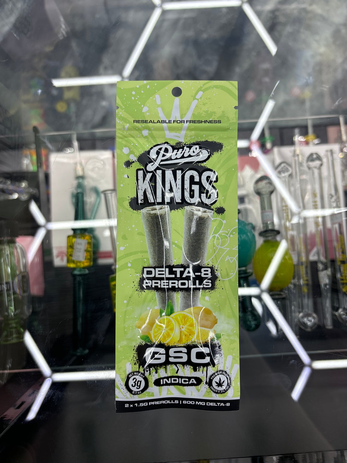 Puro kings Delta eight pre-roll GSC Indica 3G