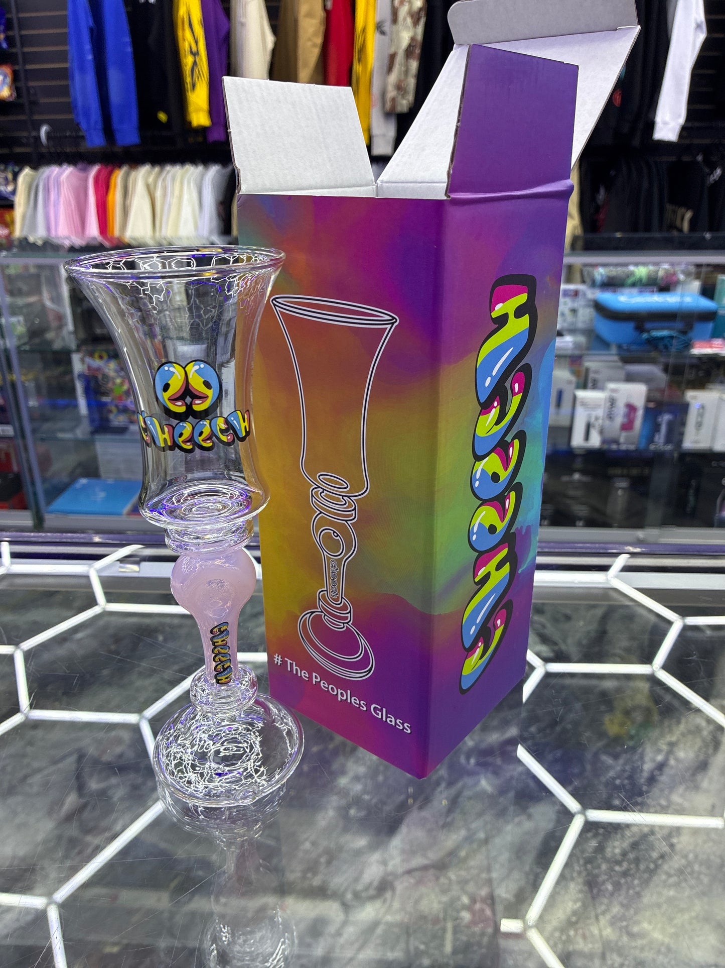 Cheech wine glass & glass pipe