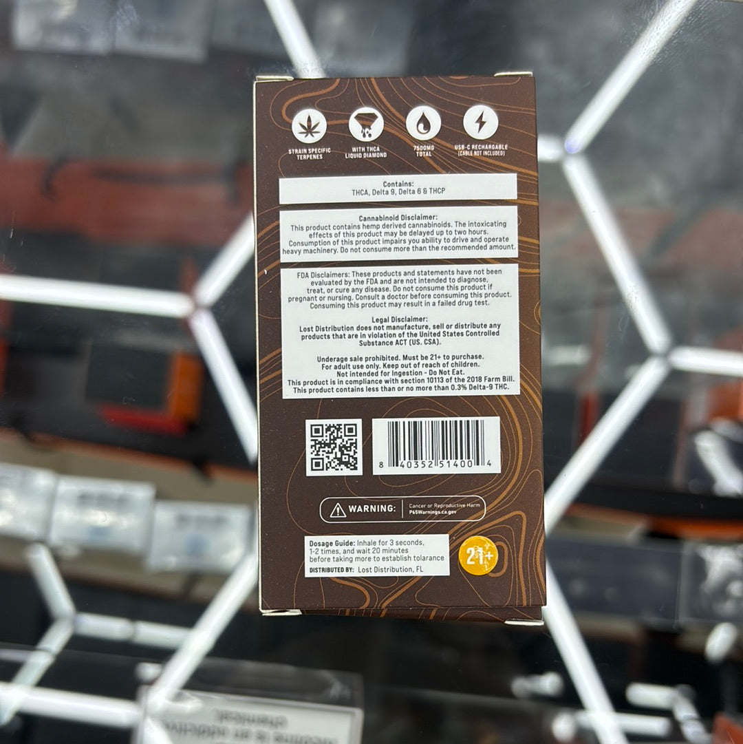 Lost thc jealousy, juice, Indica, 7.5 G