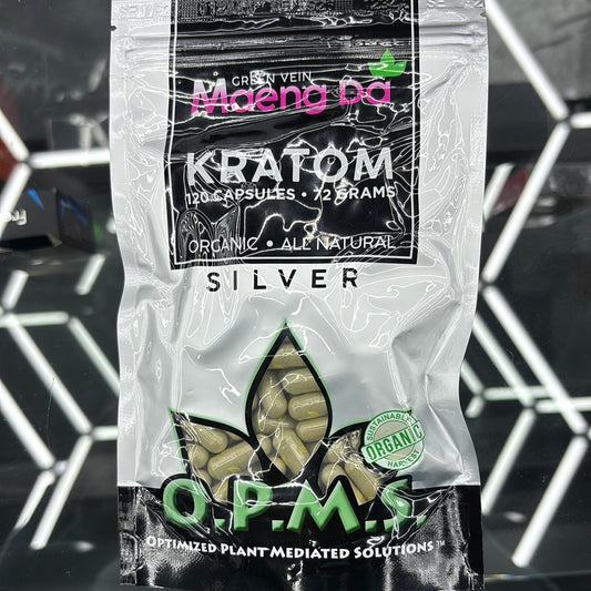 Opms maeng da kratom 120cap silver