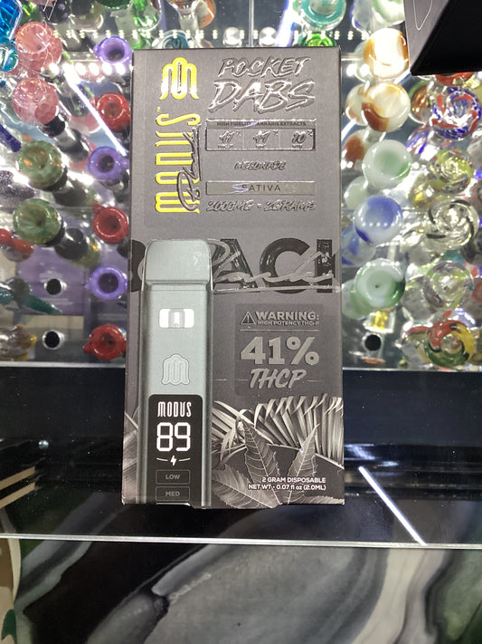 Modus black pocket dabs 2g disposable melonade sativa