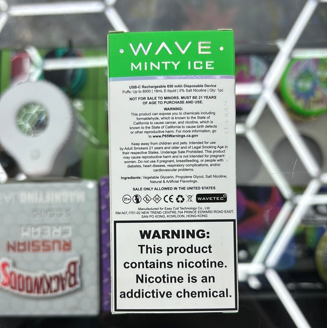 Wave minty ice 8000 puffs