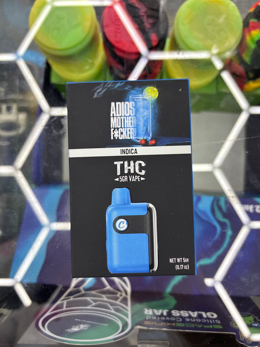 Cookies adios mother fucker THC a 5G vape indica