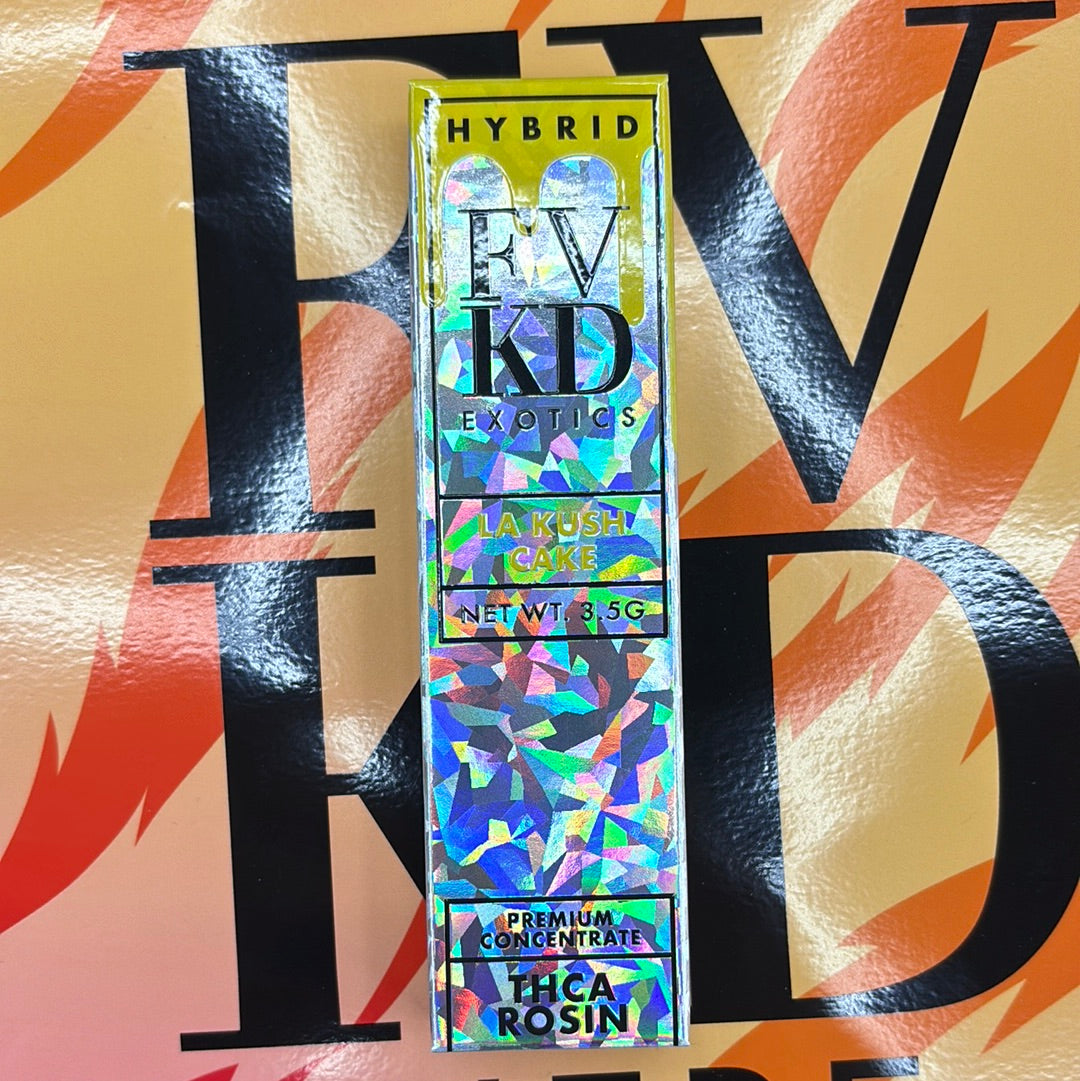 Fvkd exotics la kush cake , 3.5G hybrid THCA rosin