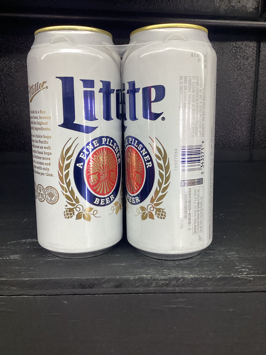 Miller light 4 pack 16oz