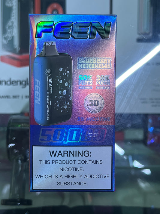 FEEN 50k puffs blueberry watermelon