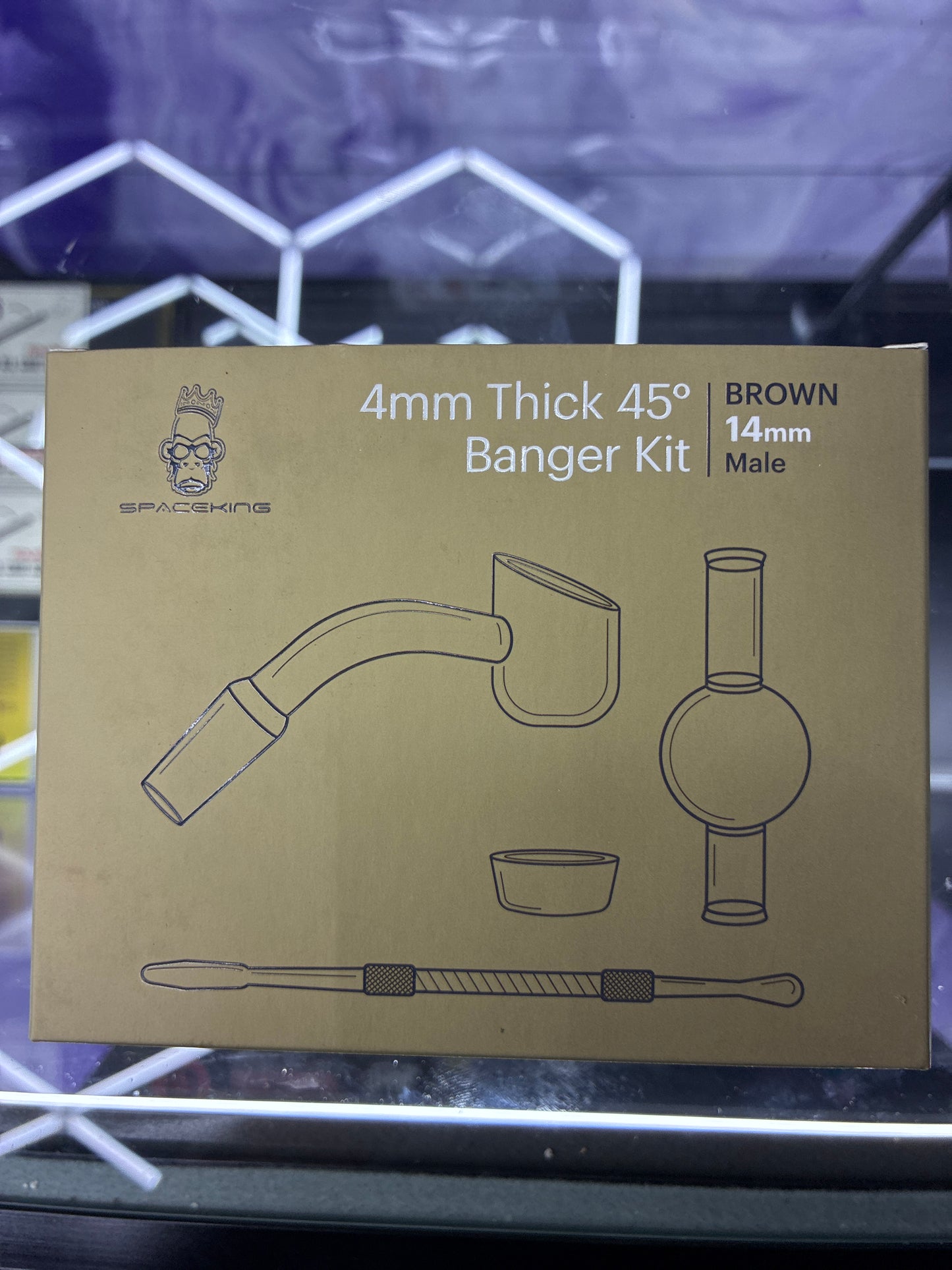 Spaceking 4mm thick 45’ banger kit