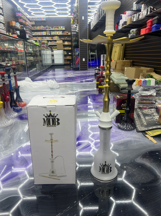 Mob cloud king hookah white