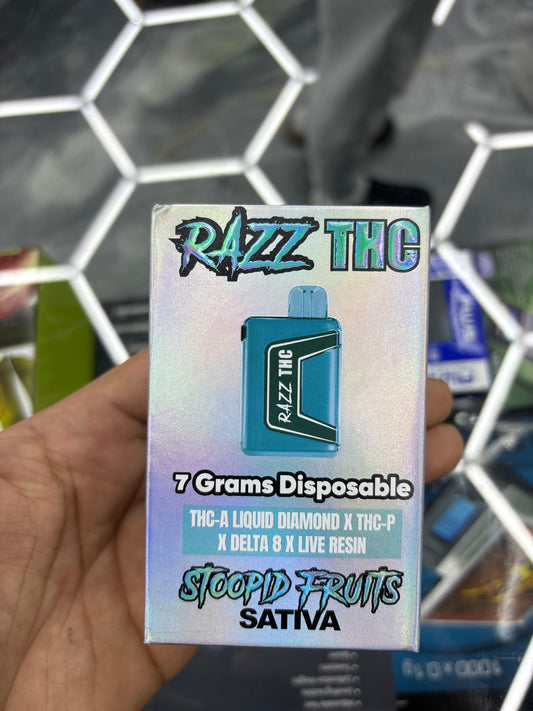 Razz thc 7g disposable stupid fruits, sativa