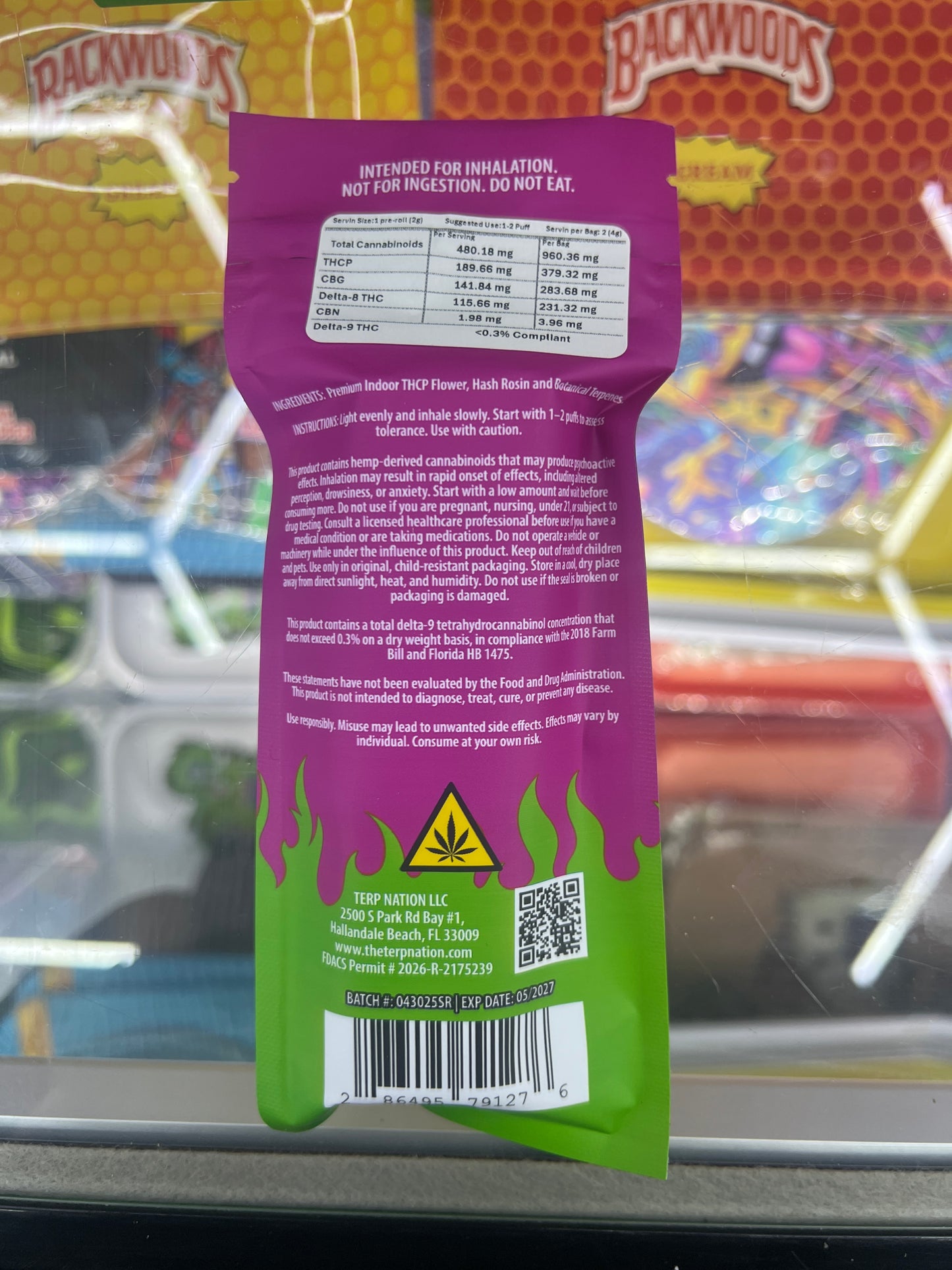 SMAK’D THCP HASH HOLE 2gx2ct Sticky Ricky hybrid