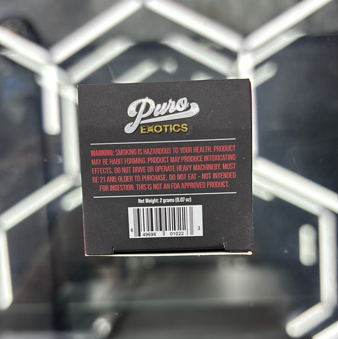 Puro THC eight diamonds exotics apple fritter 2g