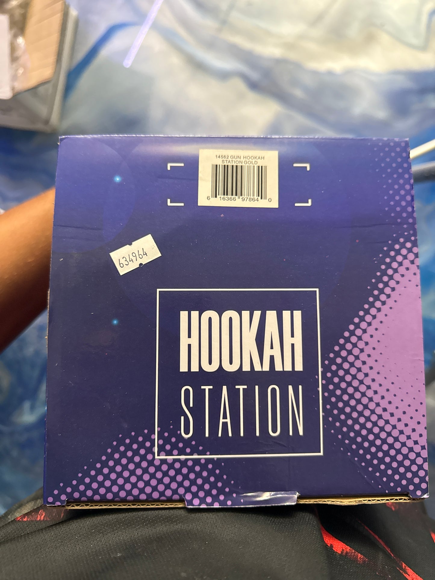 Gun hookah station gold