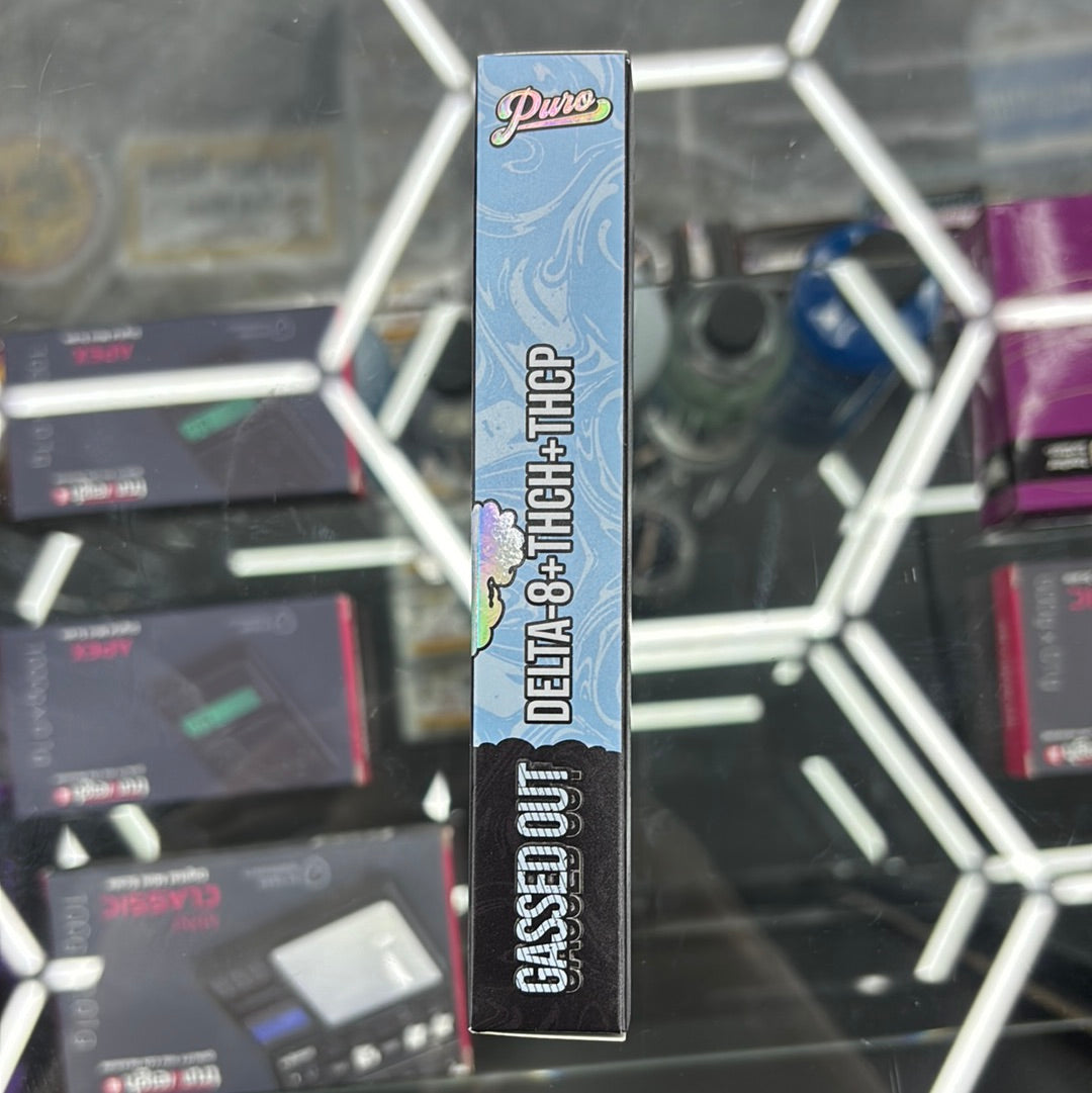 Puro relaxing gassed out delta eight live resin disposable god’s gift 2g