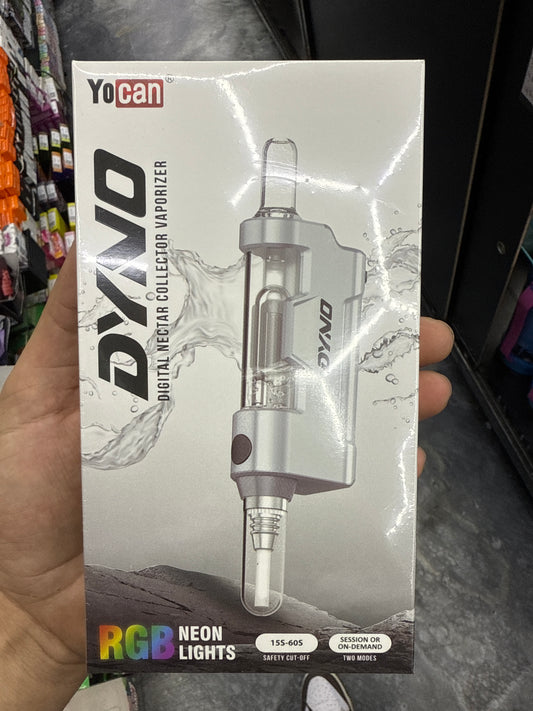 Yocan dyno digital nectar, collector vaporizer with water function perk white