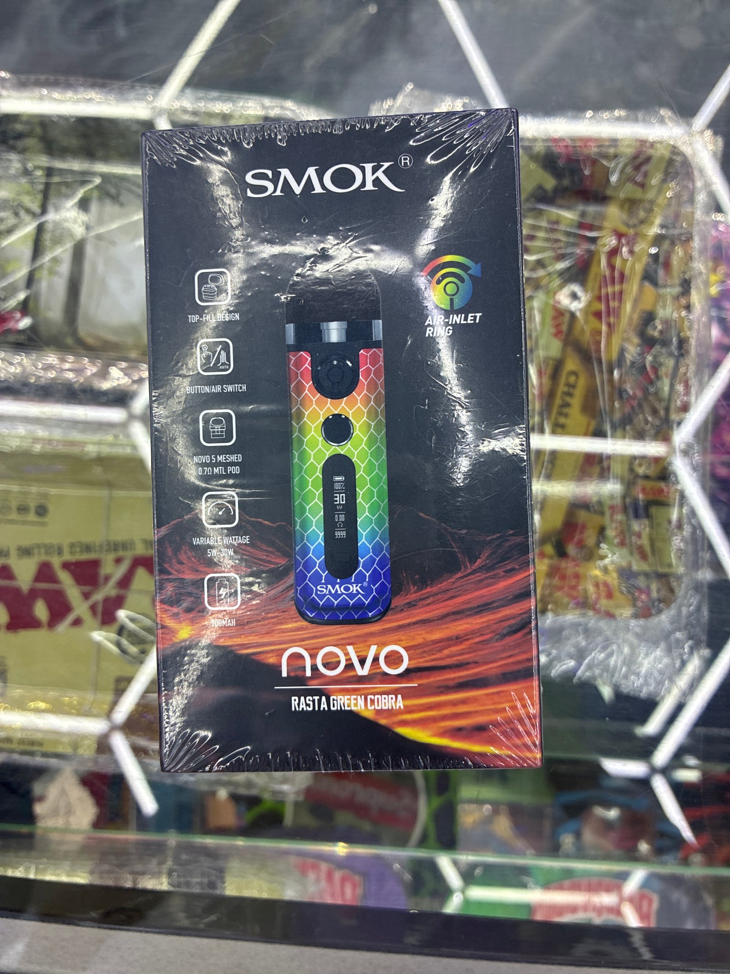 Smok novo 5 kit rasta green cobra