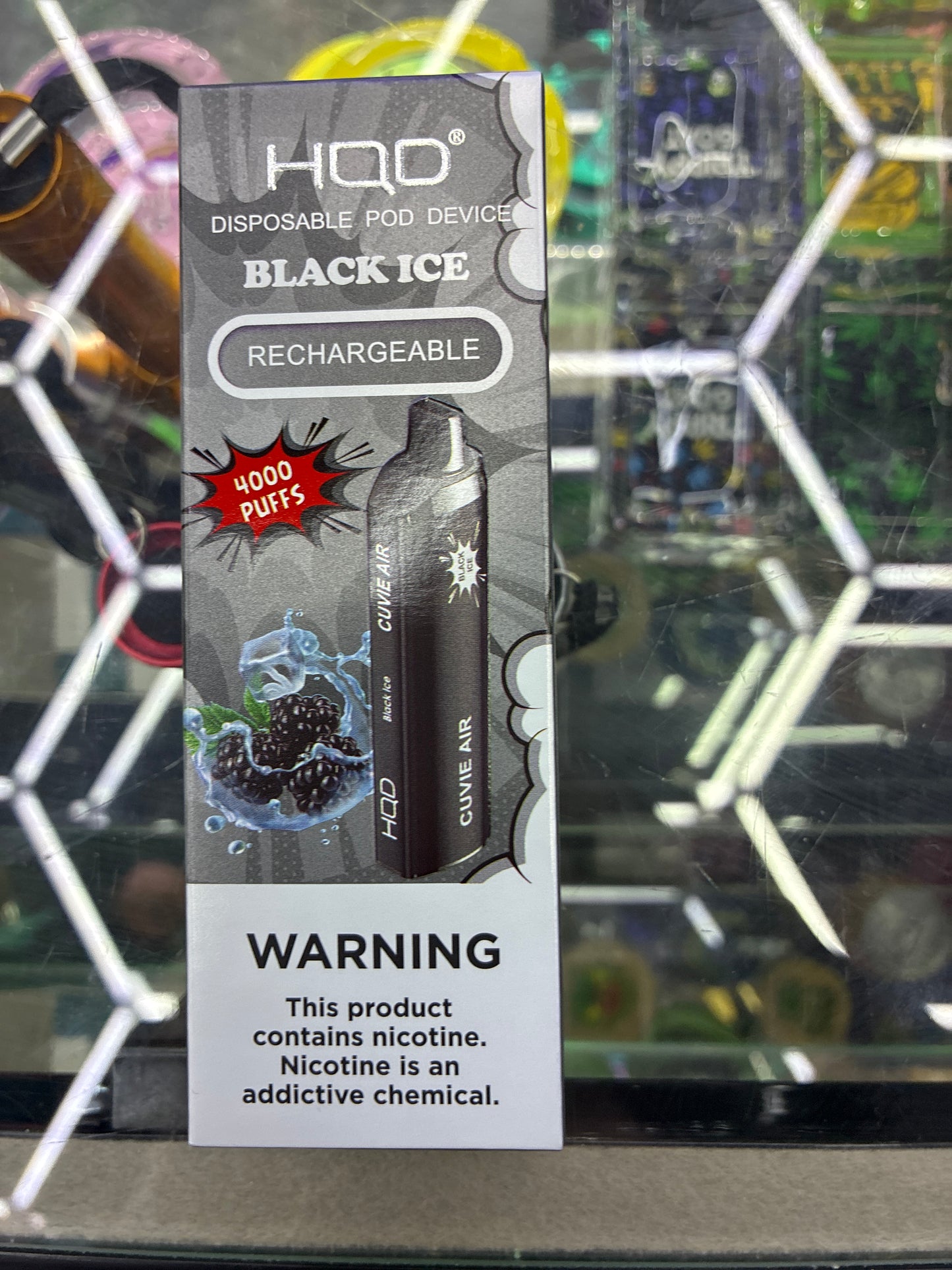 Hqd black ice 4000 puffs