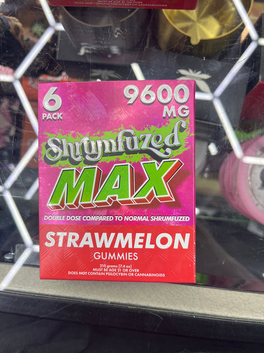 Shrumfuzed max 6pack 9600mg strawmelon