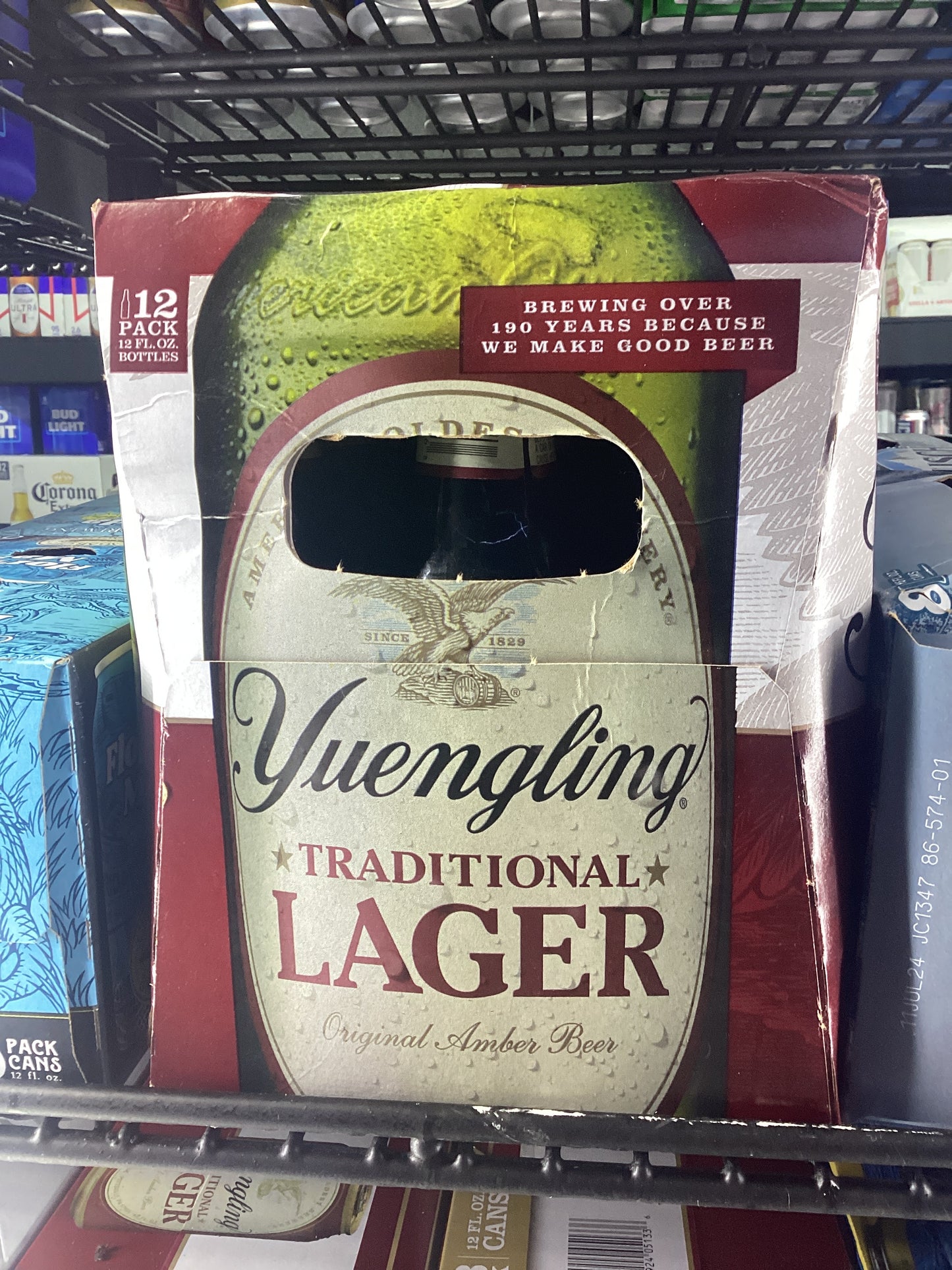 Yuengling flght 12 pack bottles 12oz