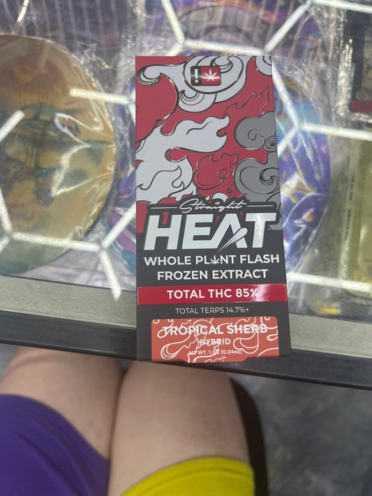 Heat whole plant flash frozen extract 1g tropical sherb hybrid