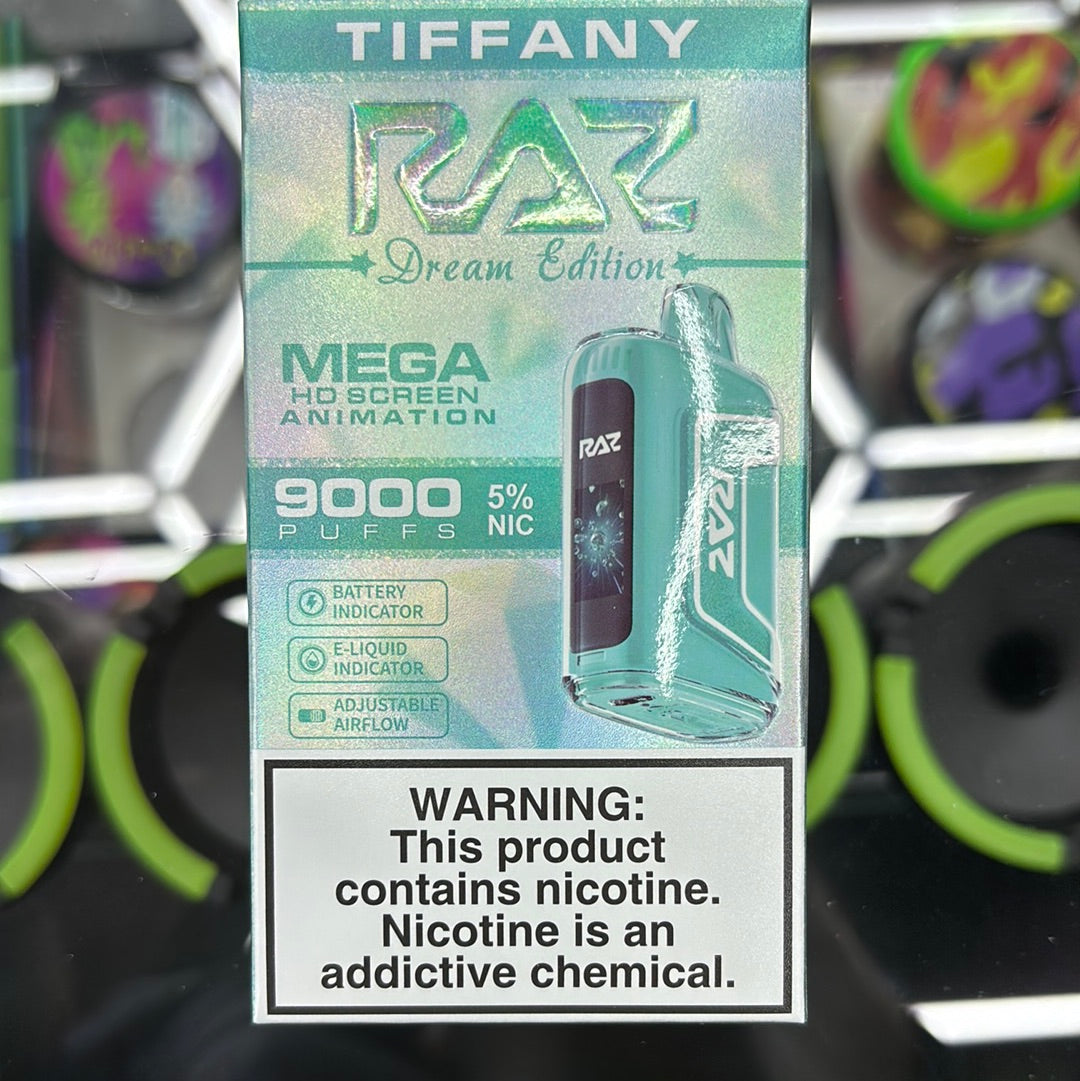 Raz Tiffany ￼ 9000 puffs dream edition