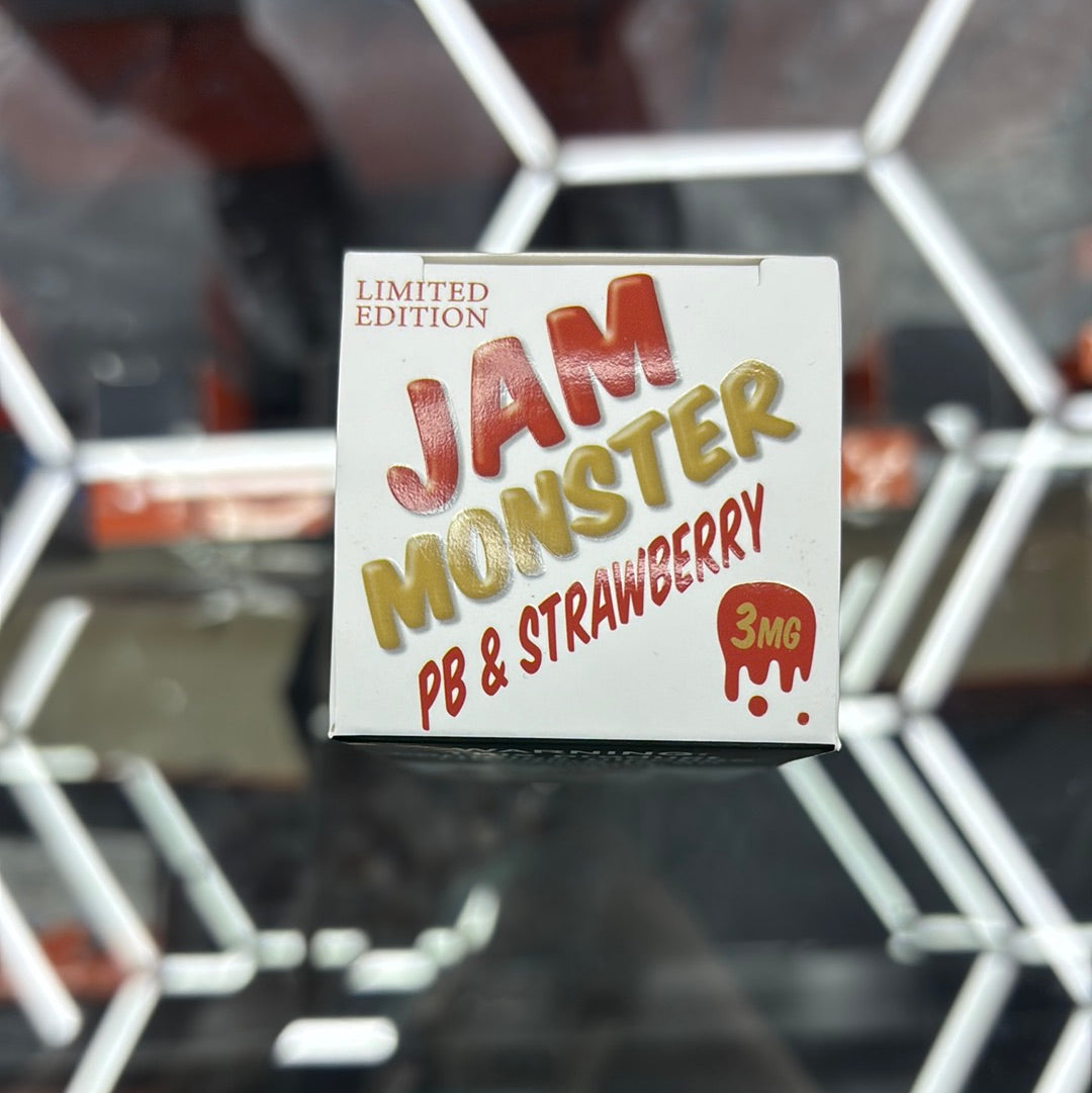 Jam, monster, PB, and strawberry 3MG