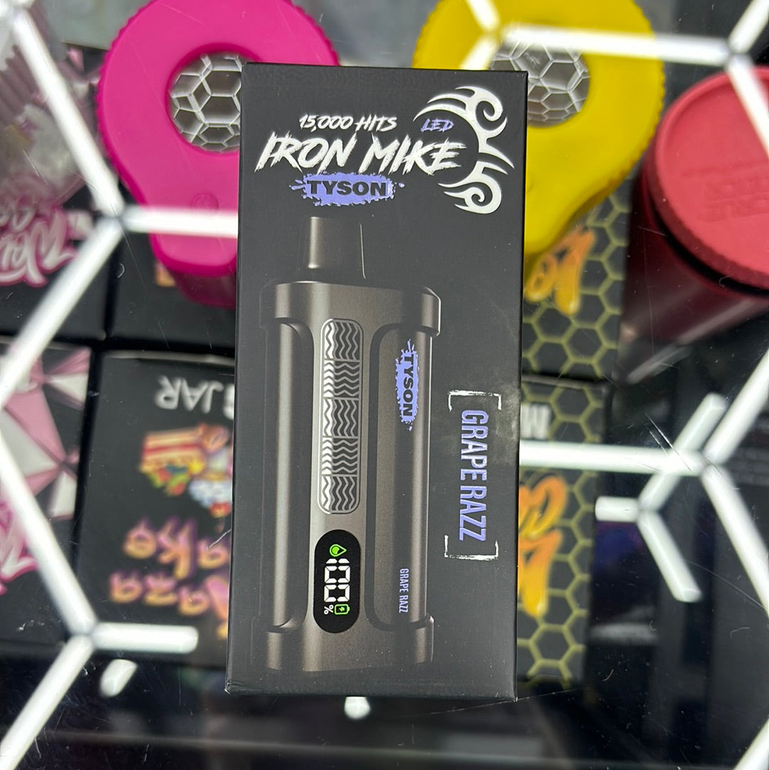 Tyson 15,000 hits iron mike grape razz