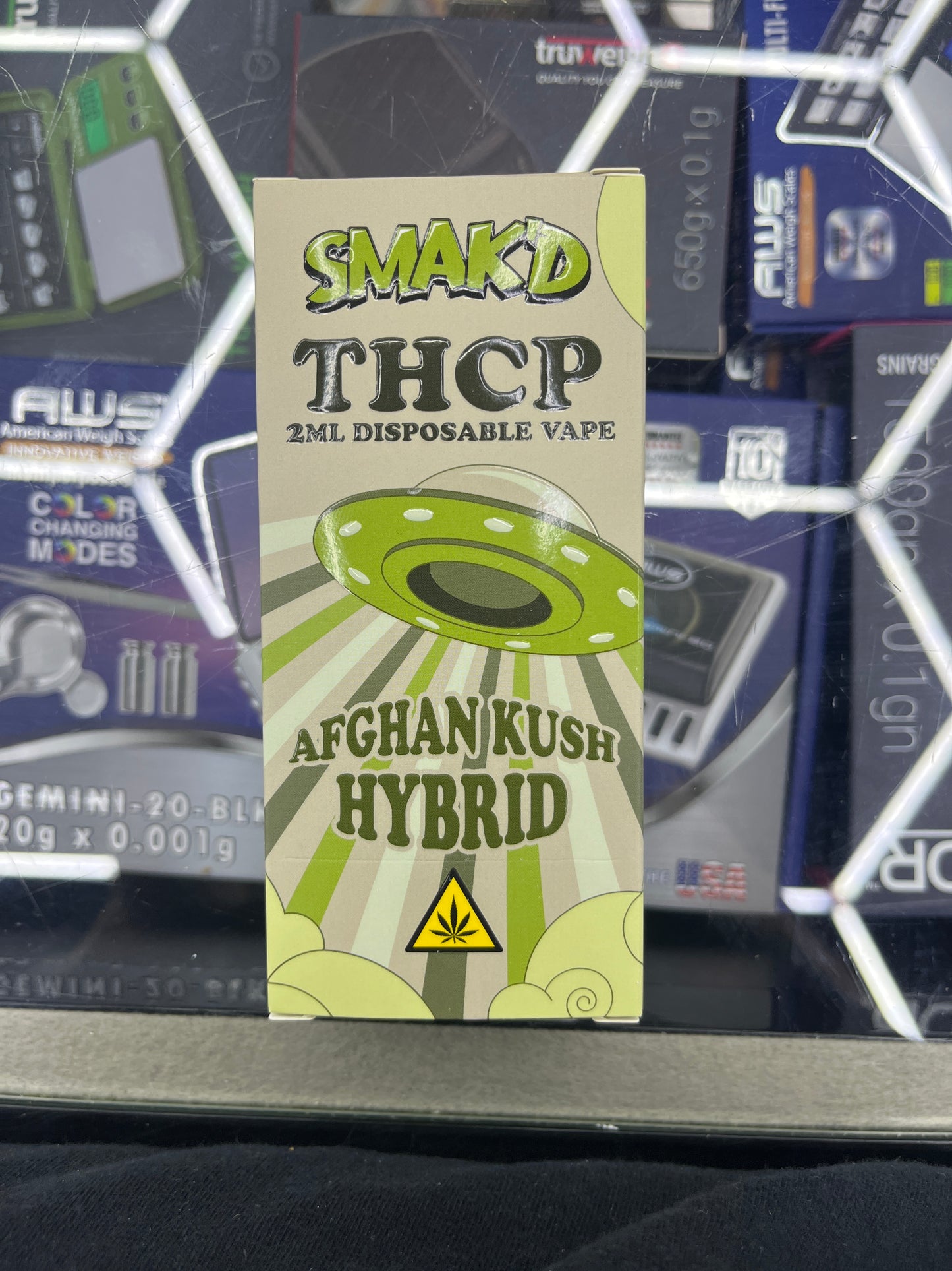 Smak’d thcp 2ml disposable afghan kush hybrid