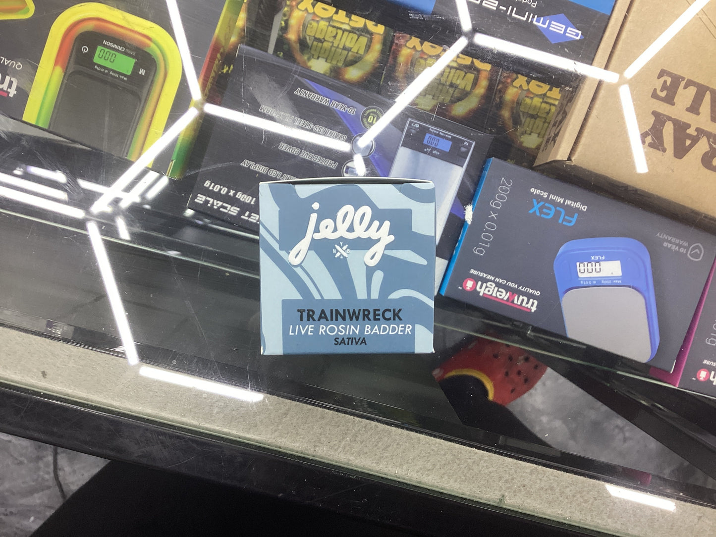 Jelly live rosin badder sativa trainwreck 2g