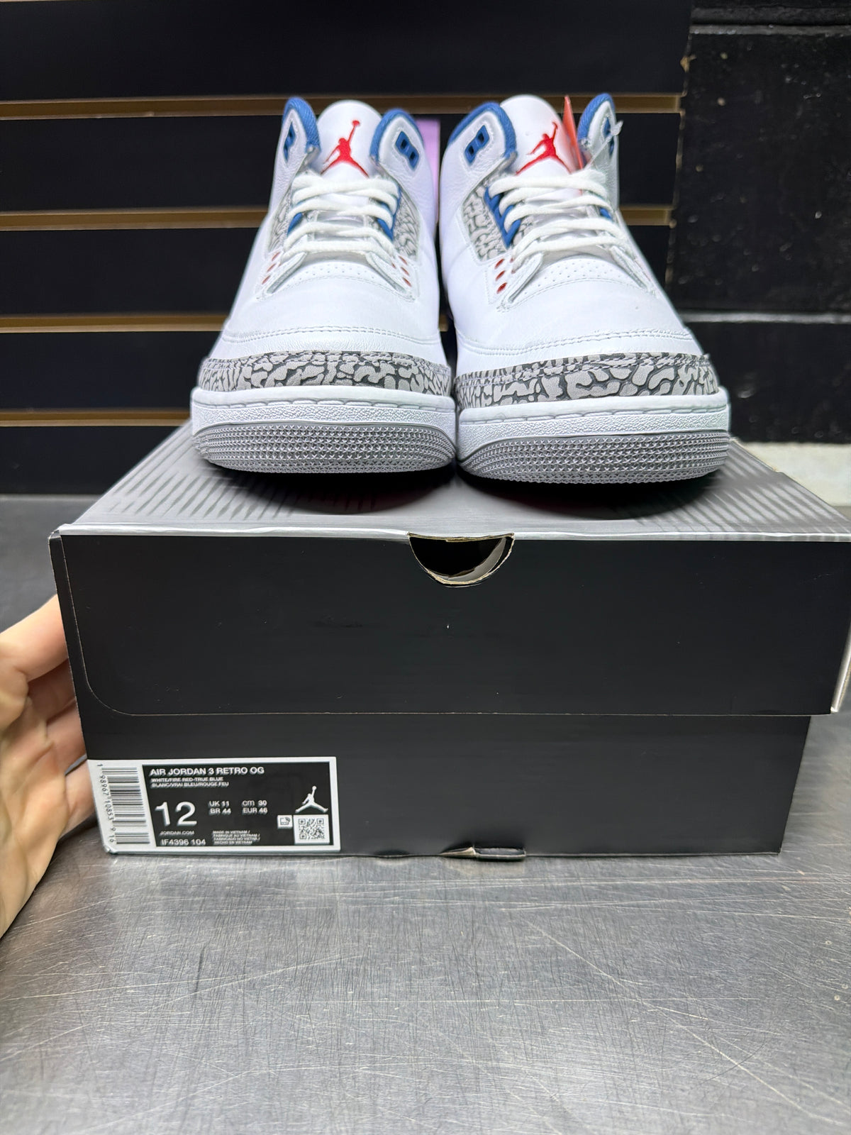 Jordan 3 Retro True Blue (2026) Size 12
