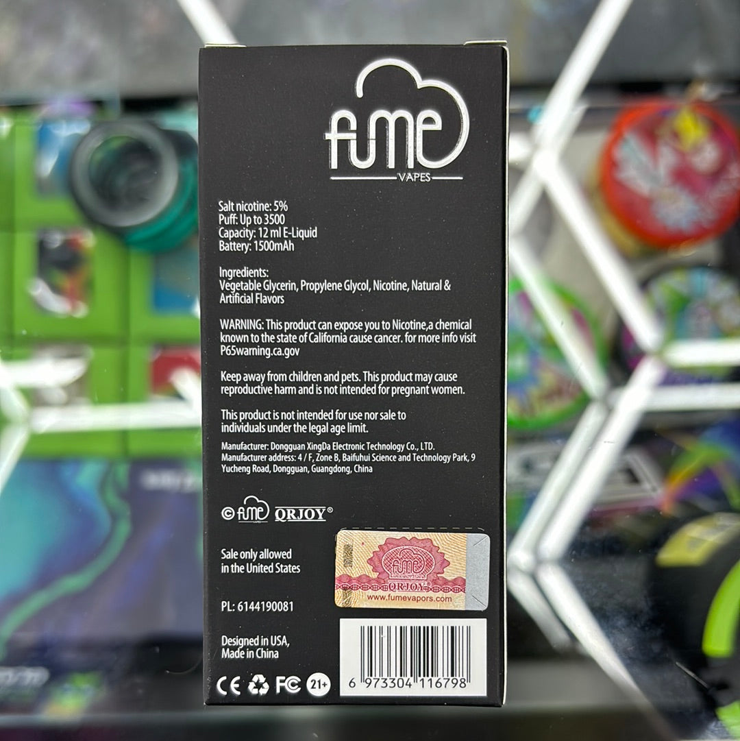 Fume infinity, black ice