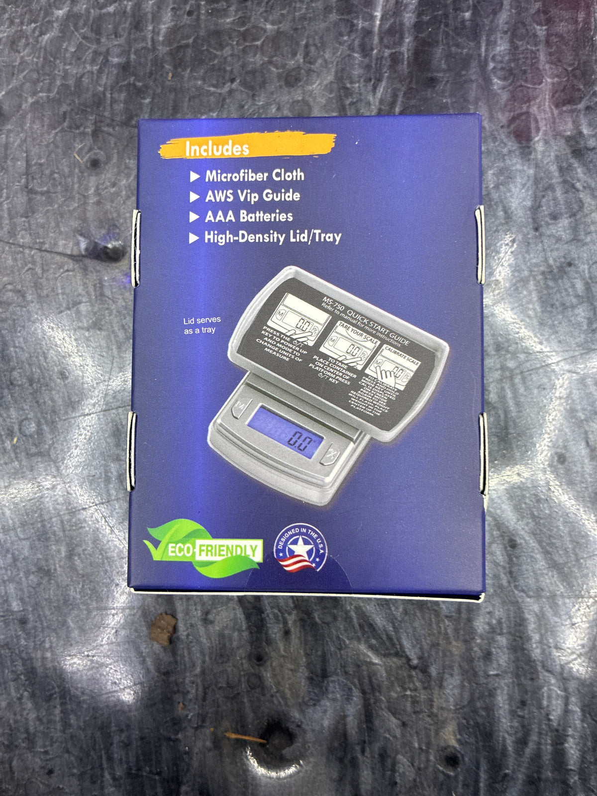 Fast weigh ms-750 750x0.1g digital pocket scale