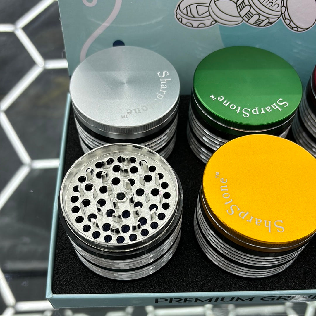 Star dust premium grinder, large engraved design