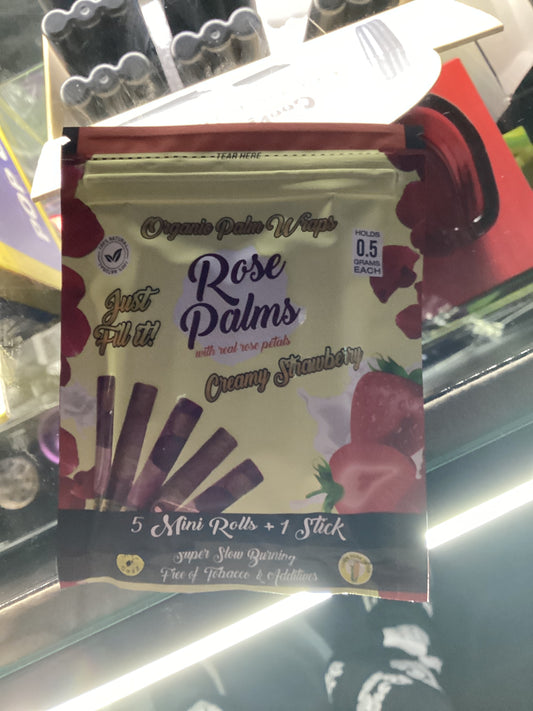 Rose palms creamy strawberry