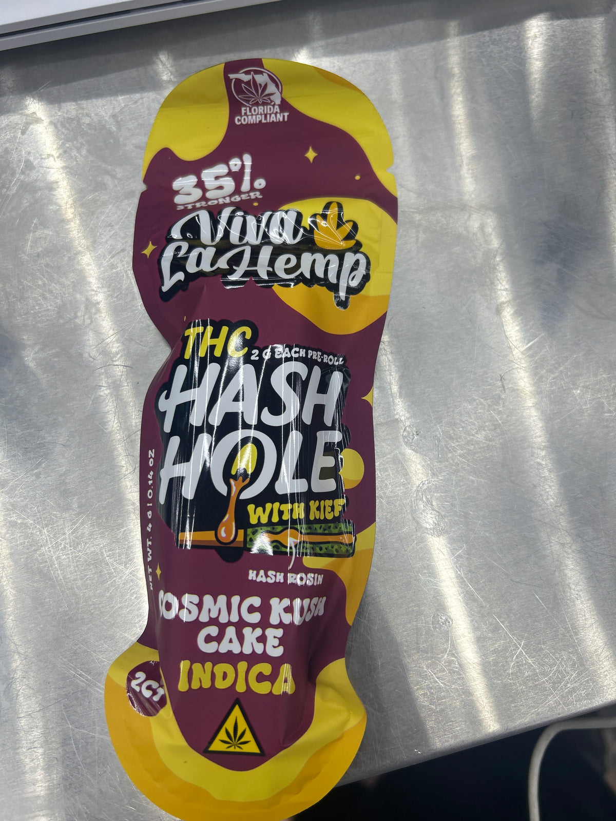 Viva la hemp thcp hash hole w keef 4g total cosmic kush cake indica