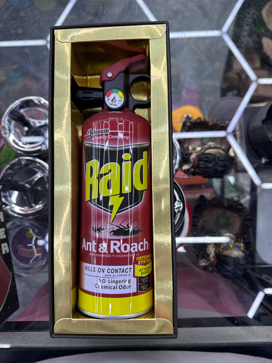 Techno extinguisher, torch, raid design