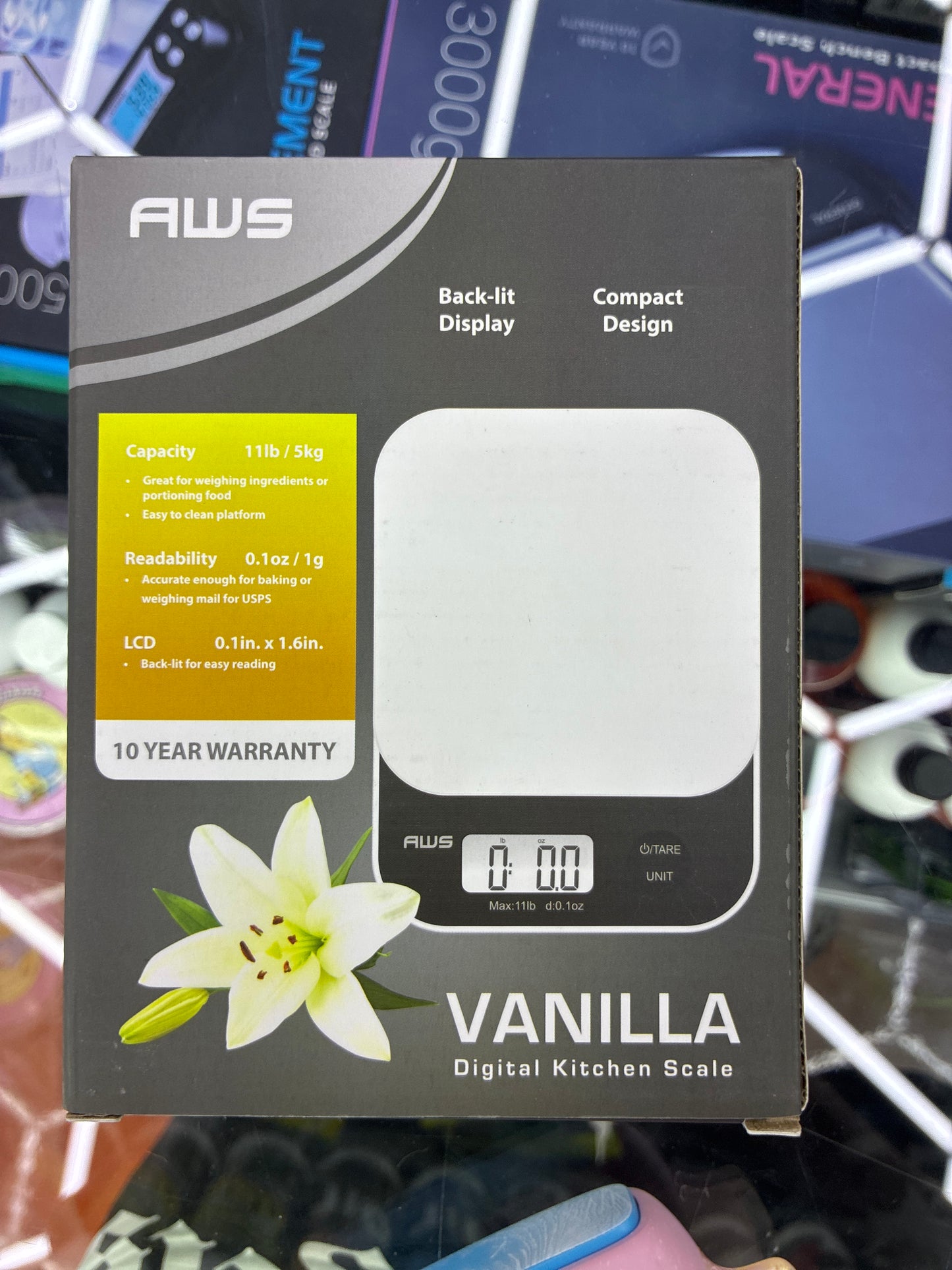 AWS VANILLA 5k KITCHEN SCALE