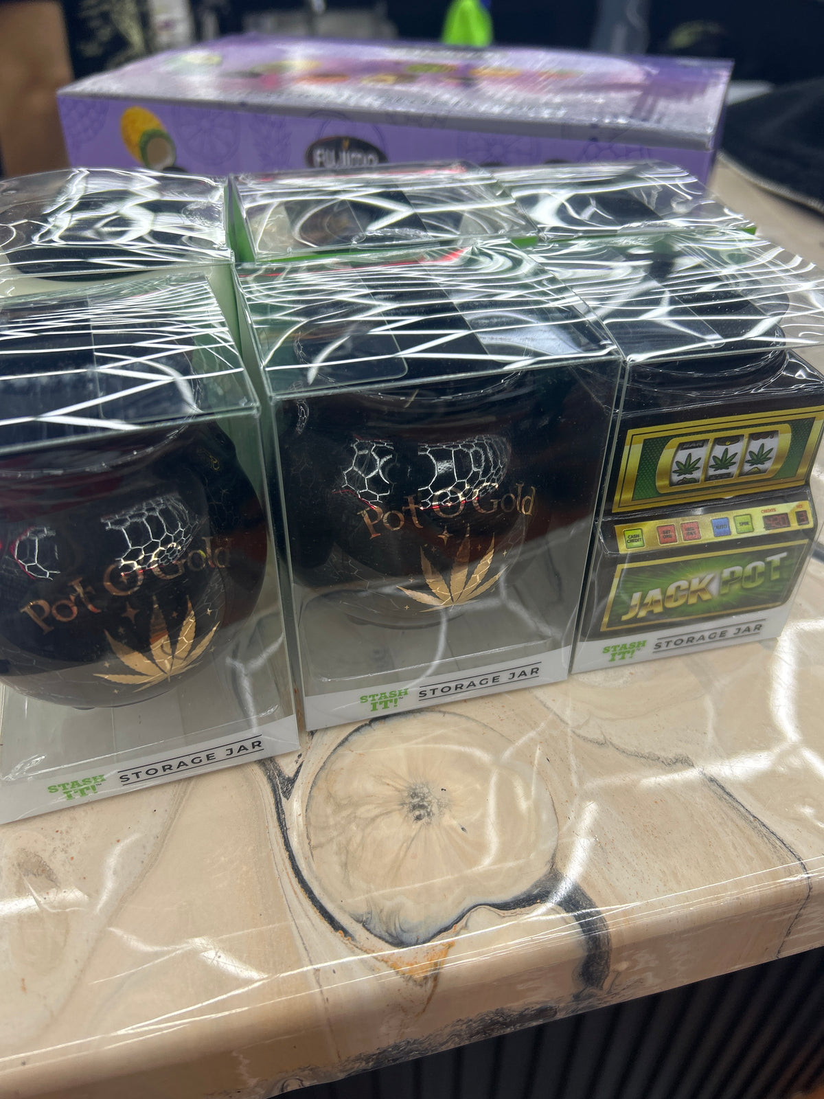 Fujima glass storage jar jackpot