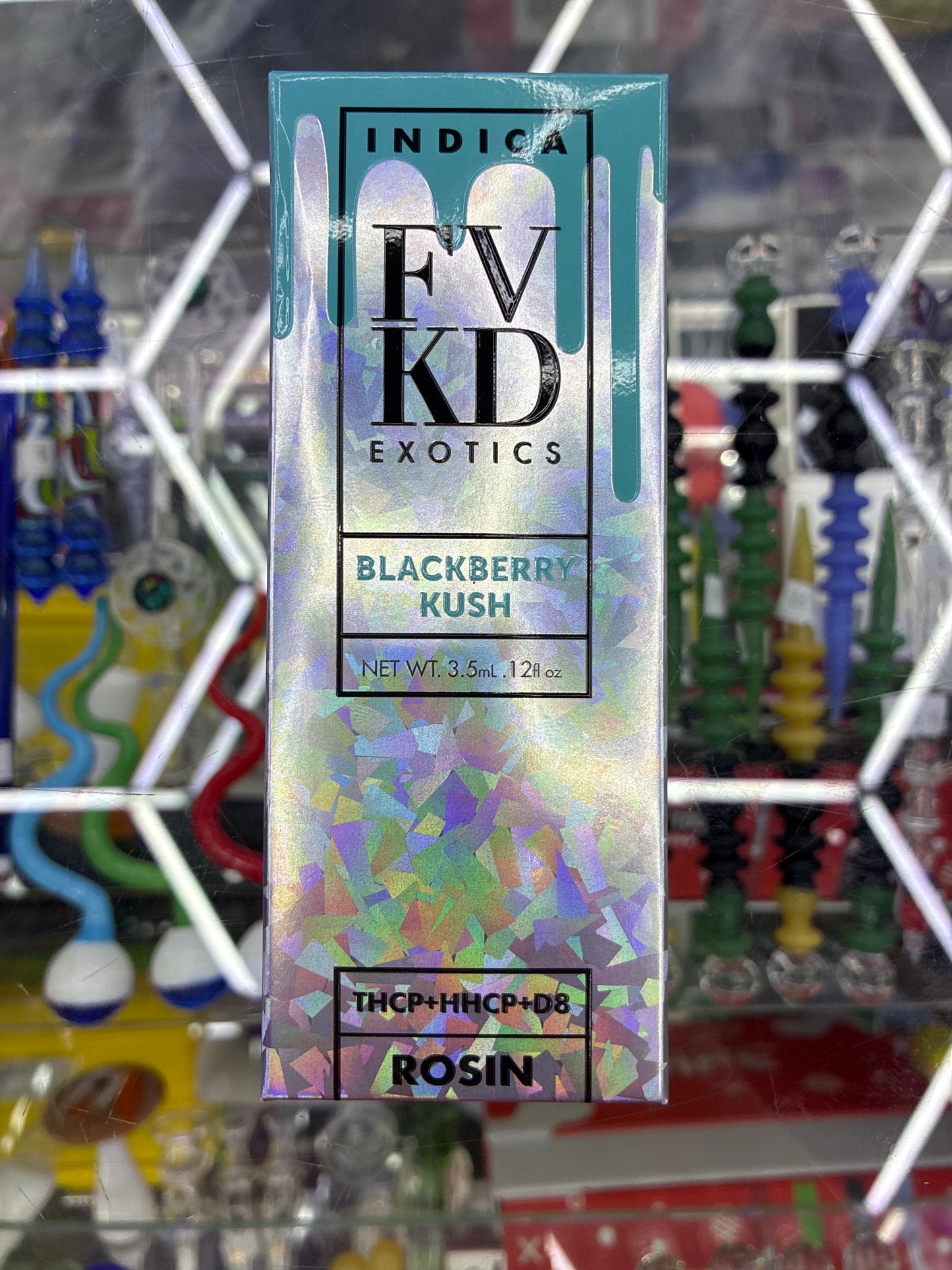 FVKD Exotics thcp+hhcp+d8 blackberry kush indica