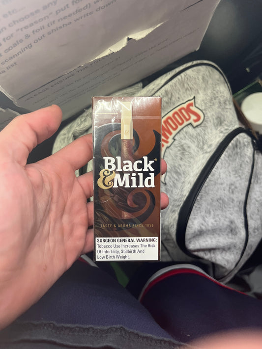 Black and mild plastic tip original 5pack