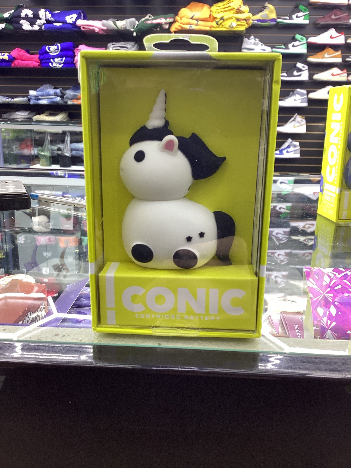 Iconic cartridge unicorn battery white/black