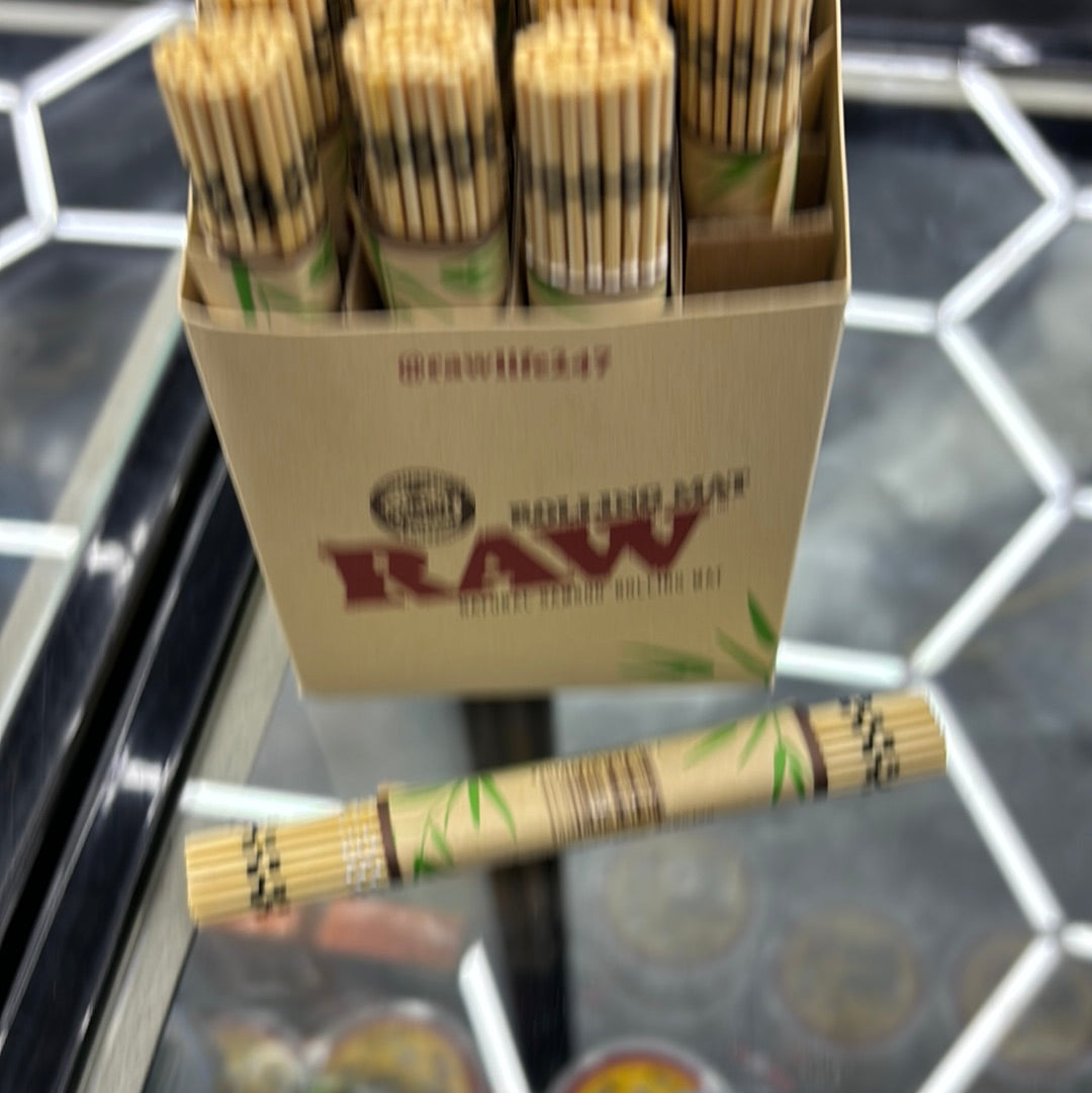 Raw rolling mat natural bamboo, rolling mat