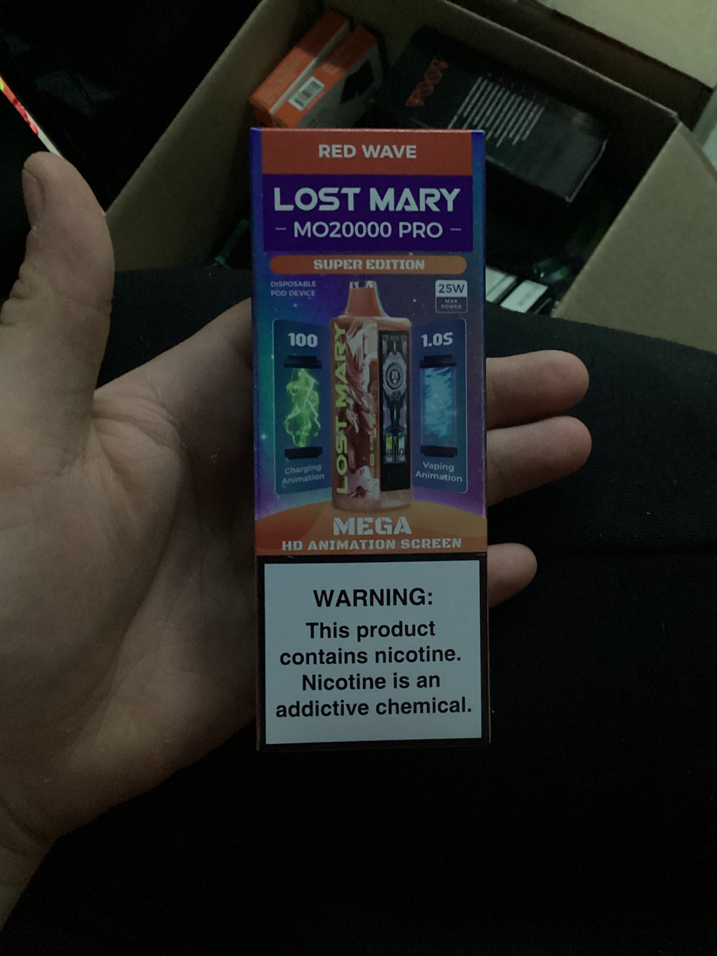 Lost Mary red wave 20,000 puffs