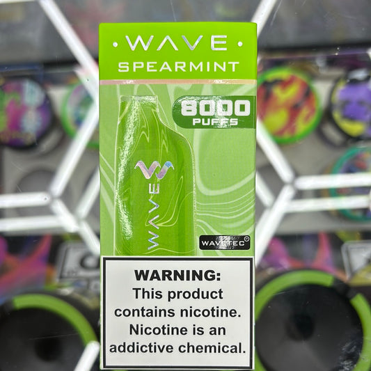 Wave peppermint 8000 puffs